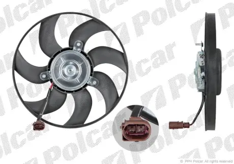 Вентилятор без кожуха POLCAR 133123U3-1Q