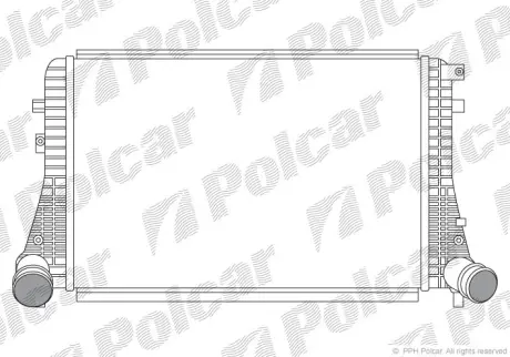 Радиаторы воздуха (Интеркулеры) POLCAR 1332J81X