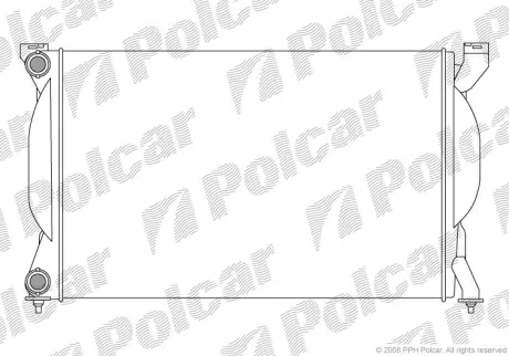 Радиаторы охлаждения POLCAR 133408-1