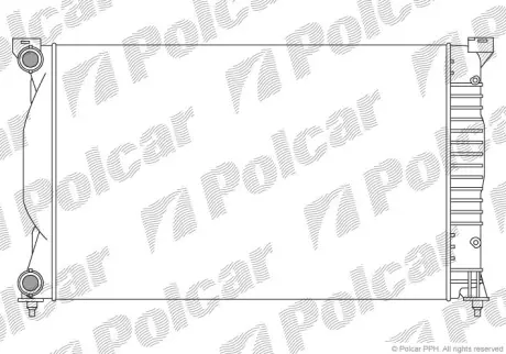 Радиаторы охлаждения POLCAR 133408A1