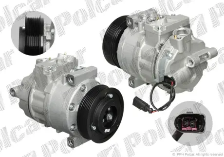 Компрессор кондиционера POLCAR 1334KS-1