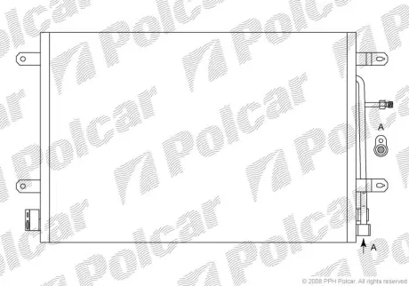 Радиаторы кондиционера POLCAR 1335K8C1S