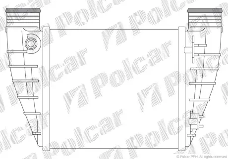Радиаторы воздуха (Интеркулеры) POLCAR 1336J8-3