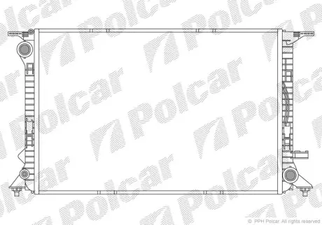 Радиаторы охлаждения POLCAR 1337081X
