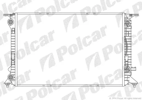 Радиаторы охлаждения POLCAR 1337083X