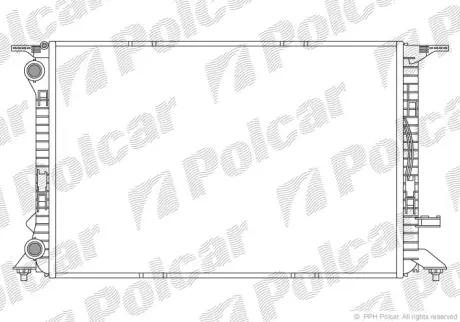 Радиаторы охлаждения POLCAR 1337084X
