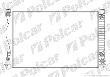 Радиаторы охлаждения POLCAR 133808-2