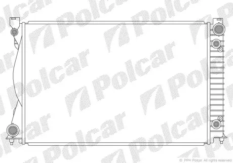 Радиаторы охлаждения POLCAR 133808-7