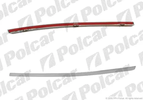 Молдинг бампера POLCAR 133827-6