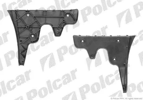 Кронштейн бампера POLCAR 13389615