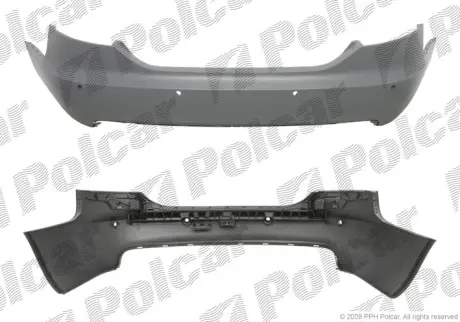 Бампер задний POLCAR 133896-1