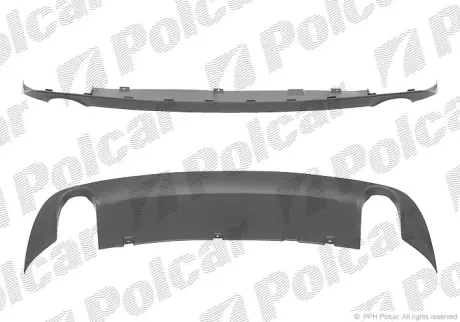 Спойлер бампера заднего POLCAR 133999