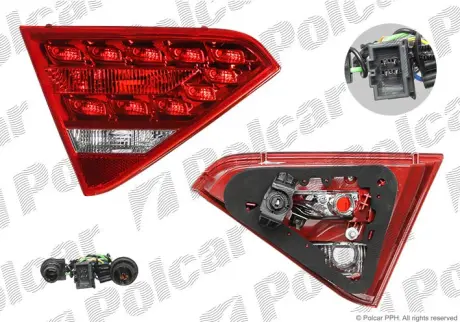 Фонарь задний POLCAR 1355874U