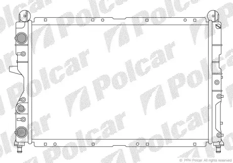 Радиаторы охлаждения POLCAR 140208A6