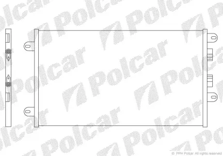 Радиаторы кондиционера POLCAR 1404K8C1
