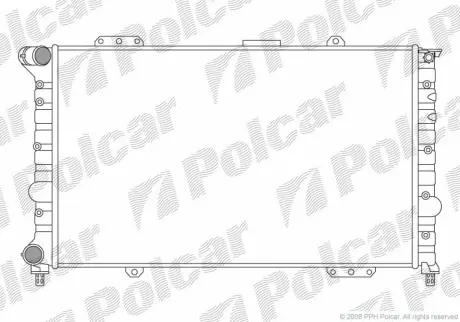 Радиаторы охлаждения POLCAR 140708A2