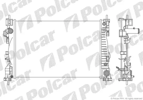 Радиаторы охлаждения POLCAR 142108A3