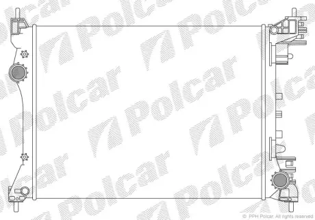 Радиаторы охлаждения POLCAR 1425081X