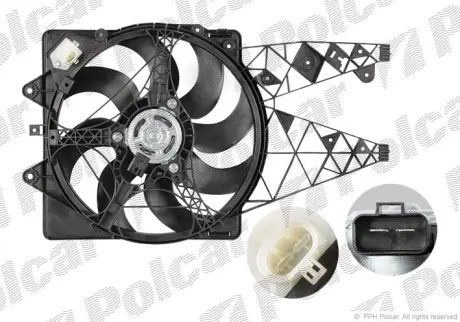 Вентиляторы радиаторов POLCAR 142523W1