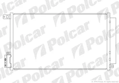Радиаторы кондиционера POLCAR 1425K8C1
