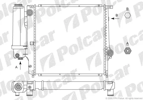 Радиаторы охлаждения POLCAR 200708-2