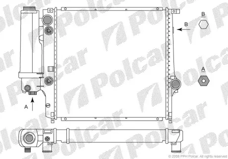 Радиаторы охлаждения POLCAR 200708-5