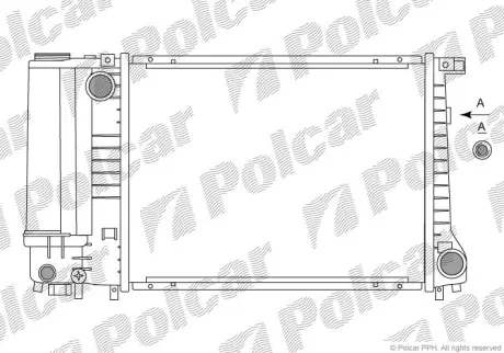 Радиаторы охлаждения POLCAR 200708A1