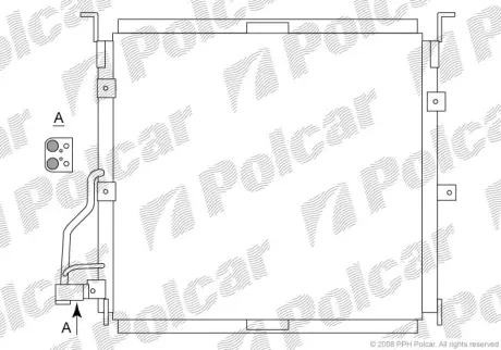 Радиаторы кондиционера POLCAR 2007K8C5