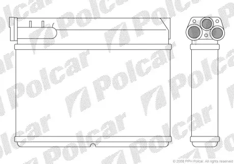 Радиаторы обогрева POLCAR 2007N8-1