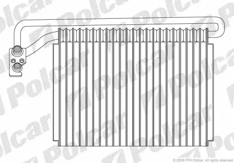 Испаритель кондиционера POLCAR 2008P8-1