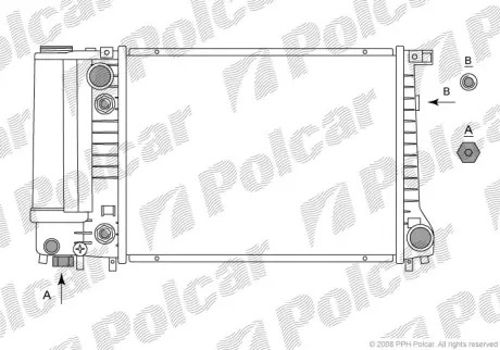 Радиаторы охлаждения POLCAR 201408-2