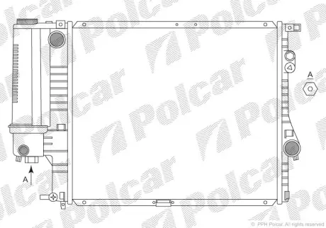 Радиаторы охлаждения POLCAR 201608-3