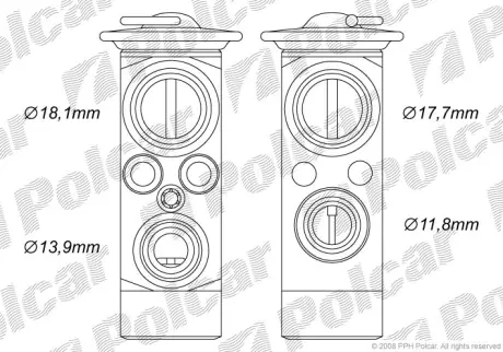 Стопорный клапан POLCAR 2017KZ-1