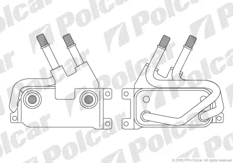 Радиаторы масла POLCAR 2024L81X