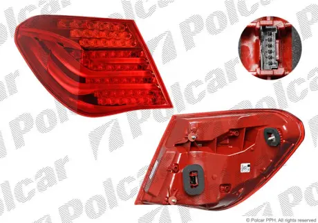 Фонарь задний POLCAR 202587-U