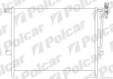 Радиаторы кондиционера POLCAR 2034K8C1