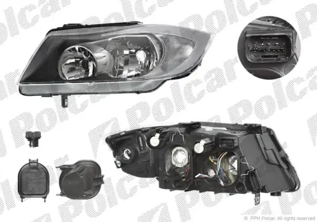 Фара основная POLCAR 2040100E