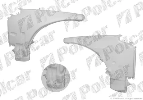 Бачок омывателя POLCAR 2040ZBS-3