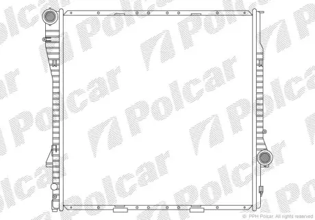 Радиаторы охлаждения POLCAR 205008-1