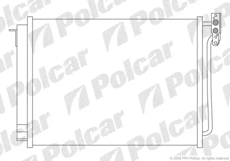Радиаторы кондиционера POLCAR 2050K81X