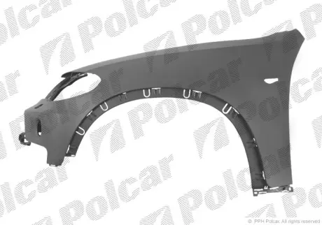 Крыло переднее POLCAR 205101-1