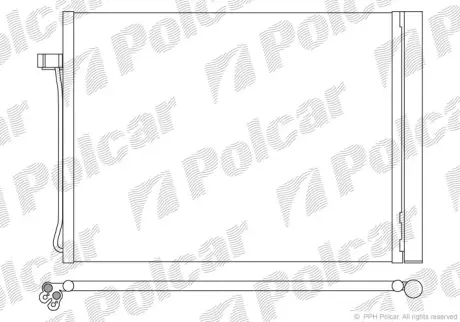 Радиаторы кондиционера POLCAR 2051K8C1
