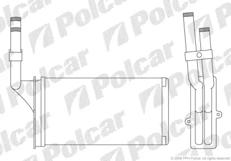 Радиаторы обогрева POLCAR 2304N8-3