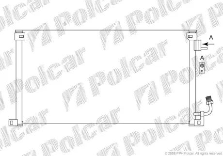 Радиаторы кондиционера POLCAR 2306K8C2