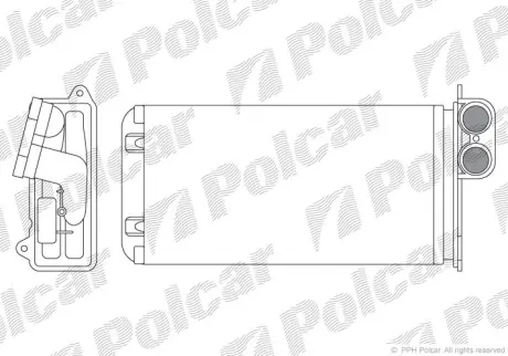 Радиаторы обогрева POLCAR 2308N8-1