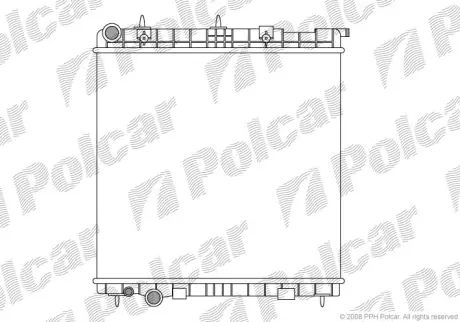 Радиаторы охлаждения POLCAR 231508-4