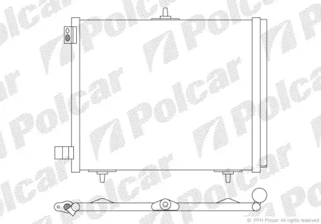 Радиаторы кондиционера POLCAR 2316K8C2