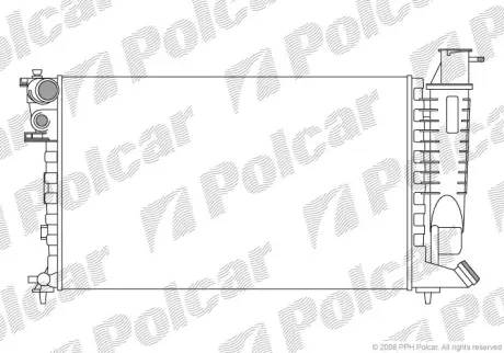 Радиаторы охлаждения POLCAR 232408A8