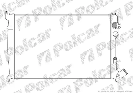 Радиаторы охлаждения POLCAR 232508-3