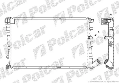 Радиаторы охлаждения POLCAR 232508-5